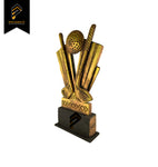 golf trophy design right orientation, custom trophy